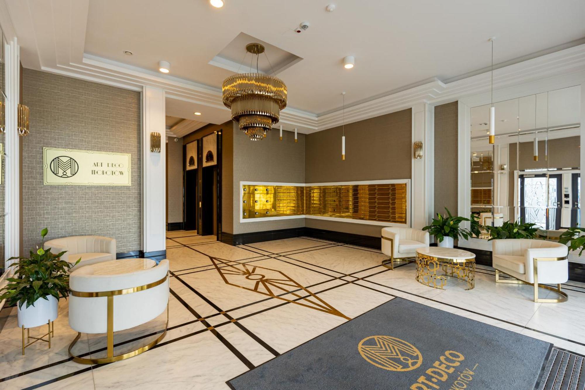 Art Deco Apartment Mokotow With Parking & Gym By Renters Prestige Warsaw Exterior photo